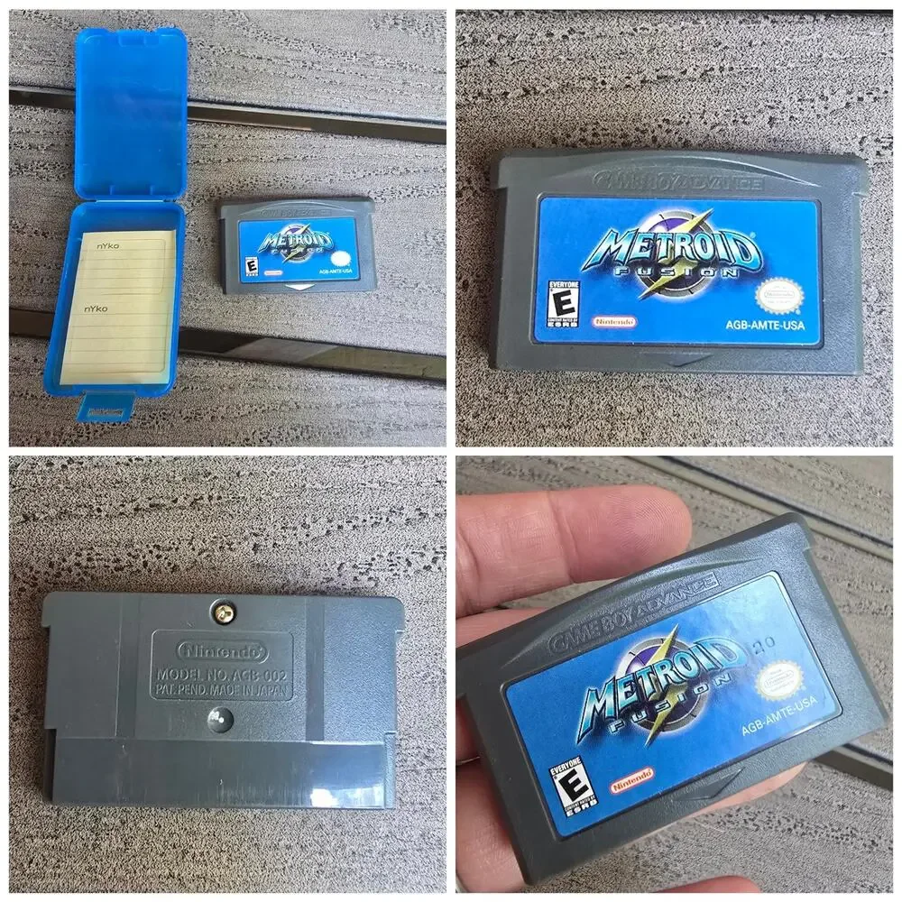 Metroid Fusion Nintendo Game Boy Advance GBA Cartridge Battery Working Authentic